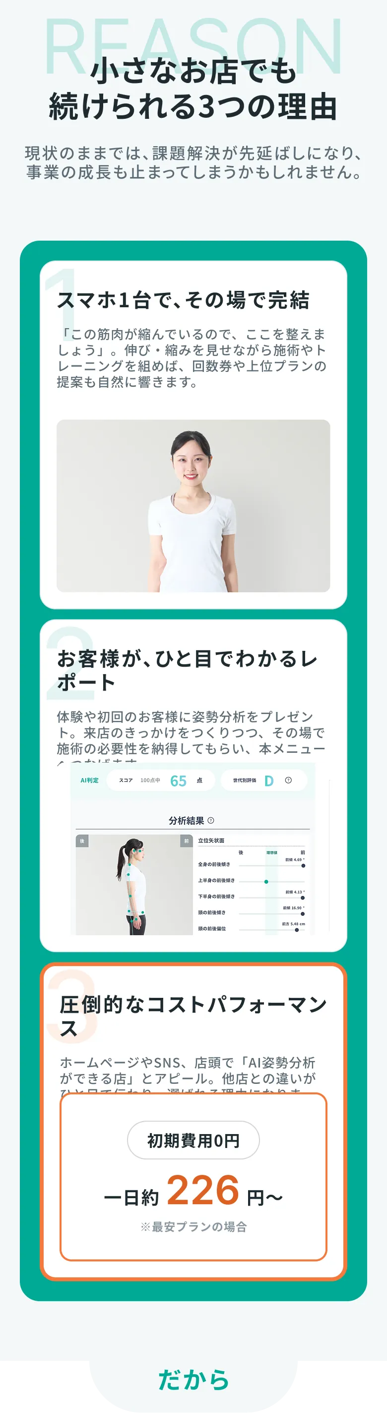 小さなお店でも続けられる3つの理由