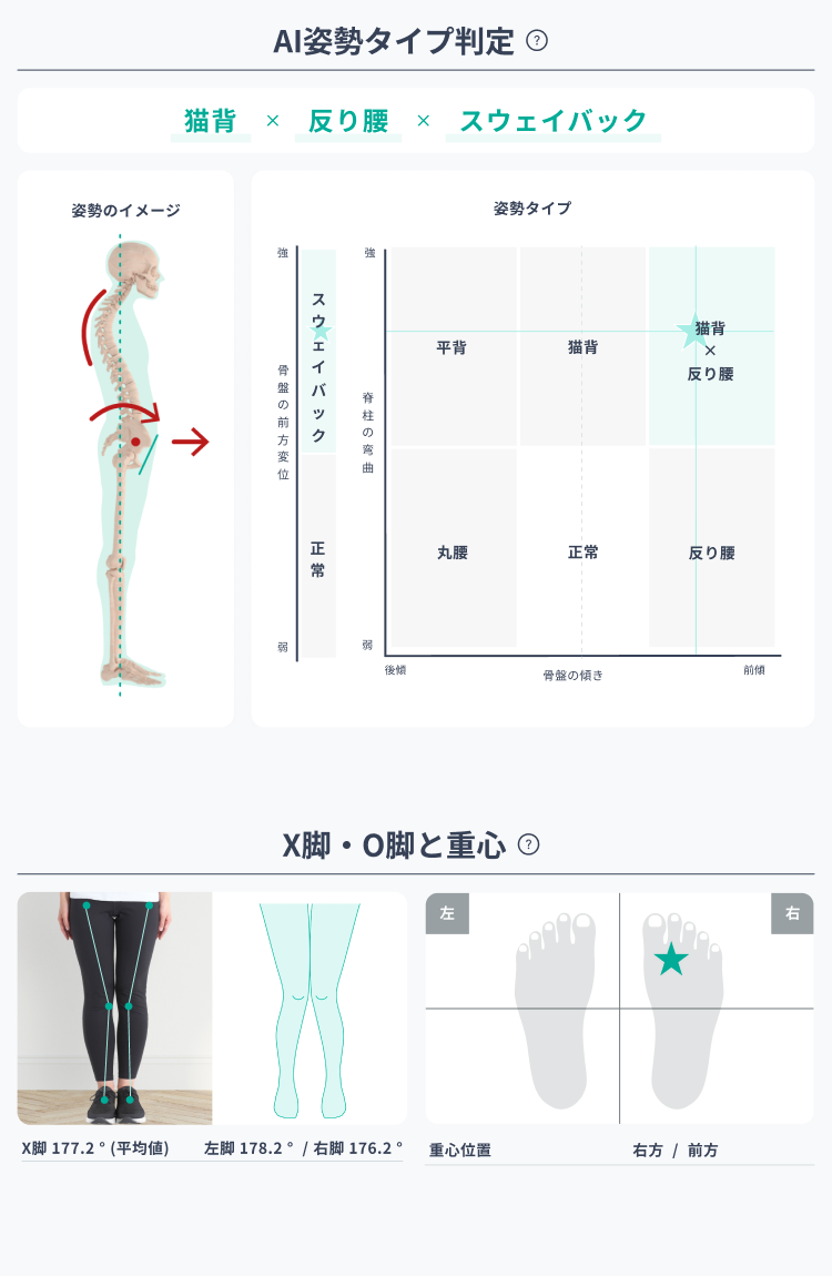 12タイプの姿勢分類